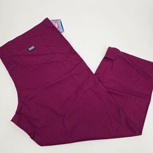 Cherokee Workwear Burgandy Scrub Pants Size 2XL